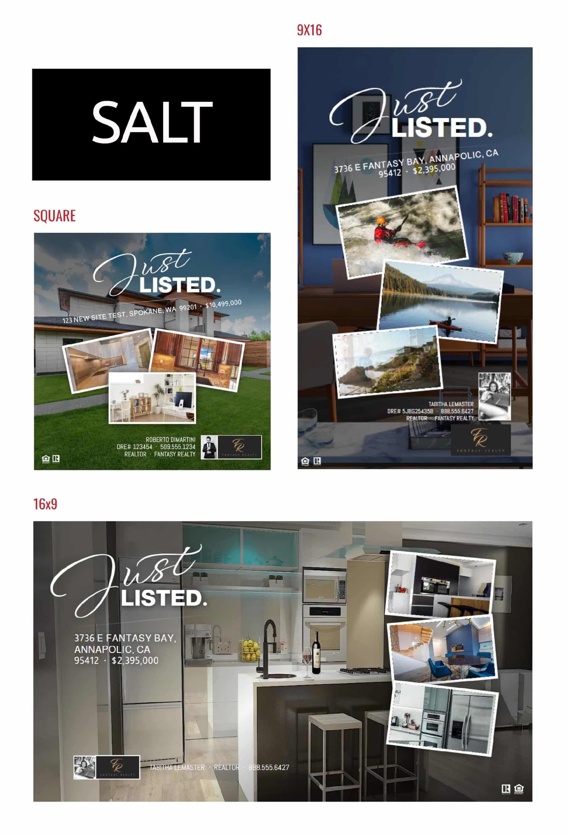 New Real Estate Photography Template Salt